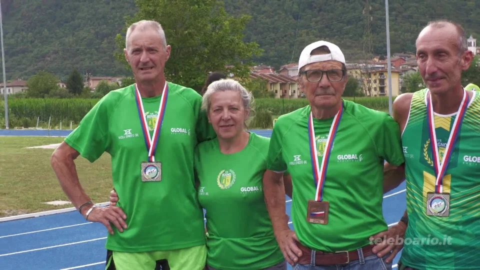 12 medaglie per l’US Rogno al mondiale master